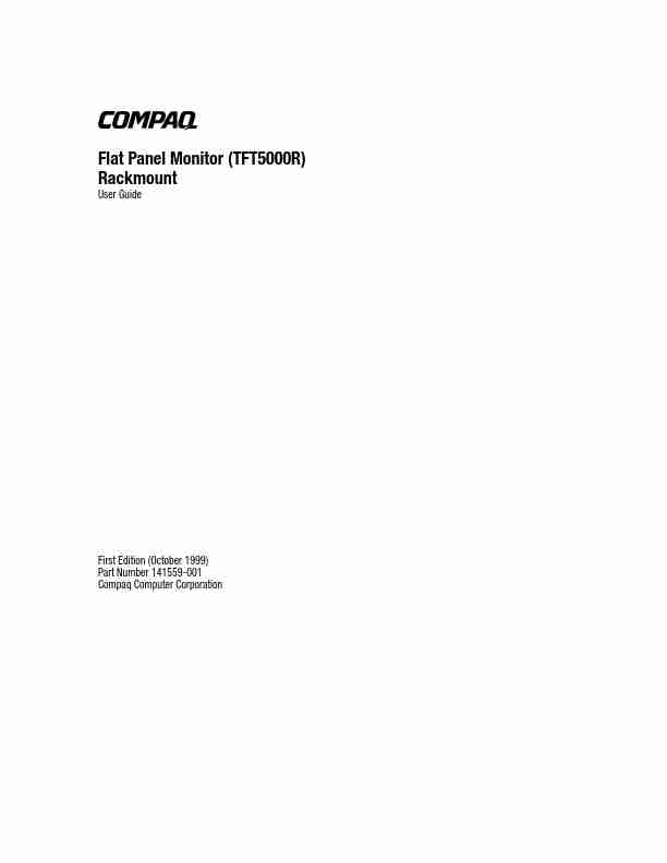 Compaq Computer Monitor 5000R-page_pdf